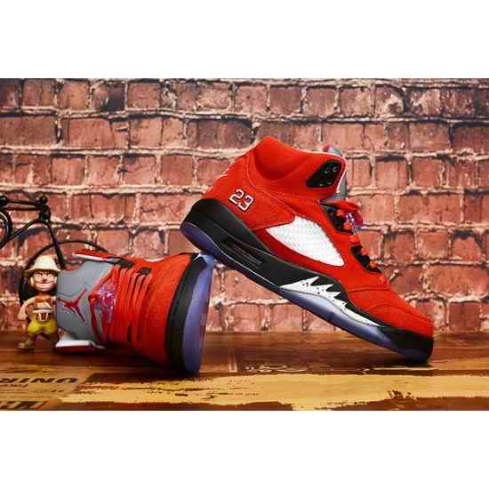 Air Jordan 5 Retro Red Men Basketball Shoes